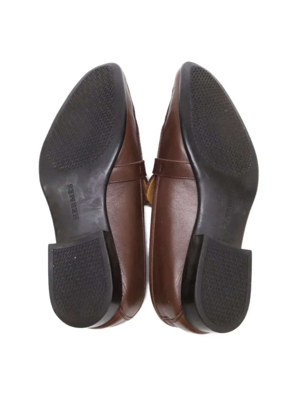 Hermes Hapi Leather Loafers